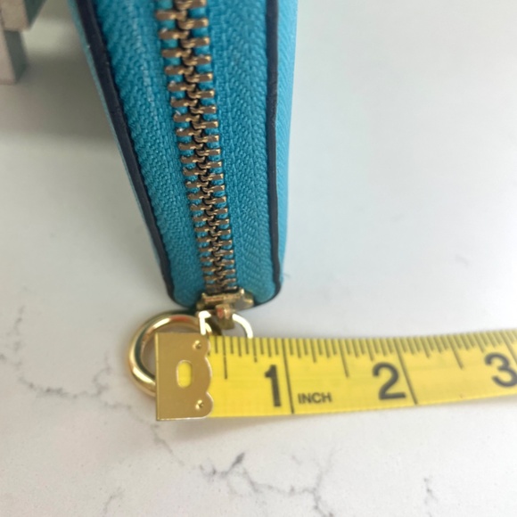 “kate spade” Turquoise Saffiano Leather “Lacey” Wallet, WLRU1689B - Picture 12 of 13